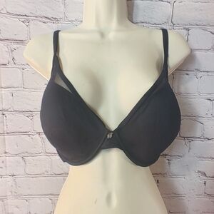 Third Love 24/7 Classic Uplift Plunge Push Up Black Bra 38D